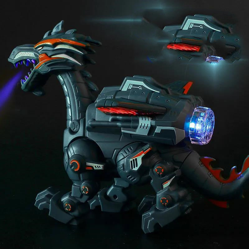 Fire-Breathing Dragon Toy side view walking toy