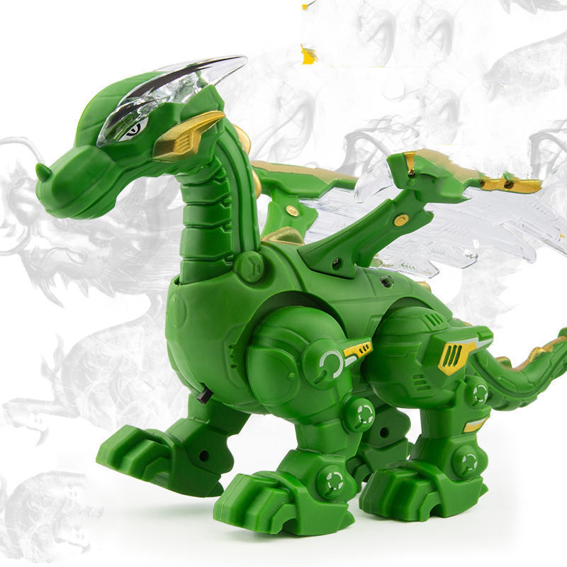 Mechanical Dragon Toy with mist spray feature for kids