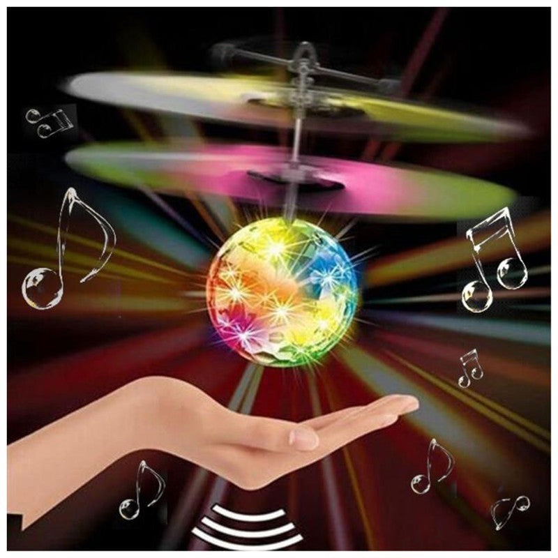 Magic Flying Ball LED boomerang spinner toy glowing in hand