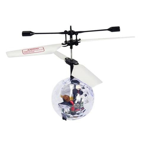 LED Flying Ball toy close-up glow effect